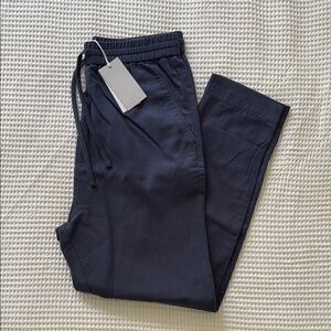 COS Women’s Navy Organic Cotton Pants